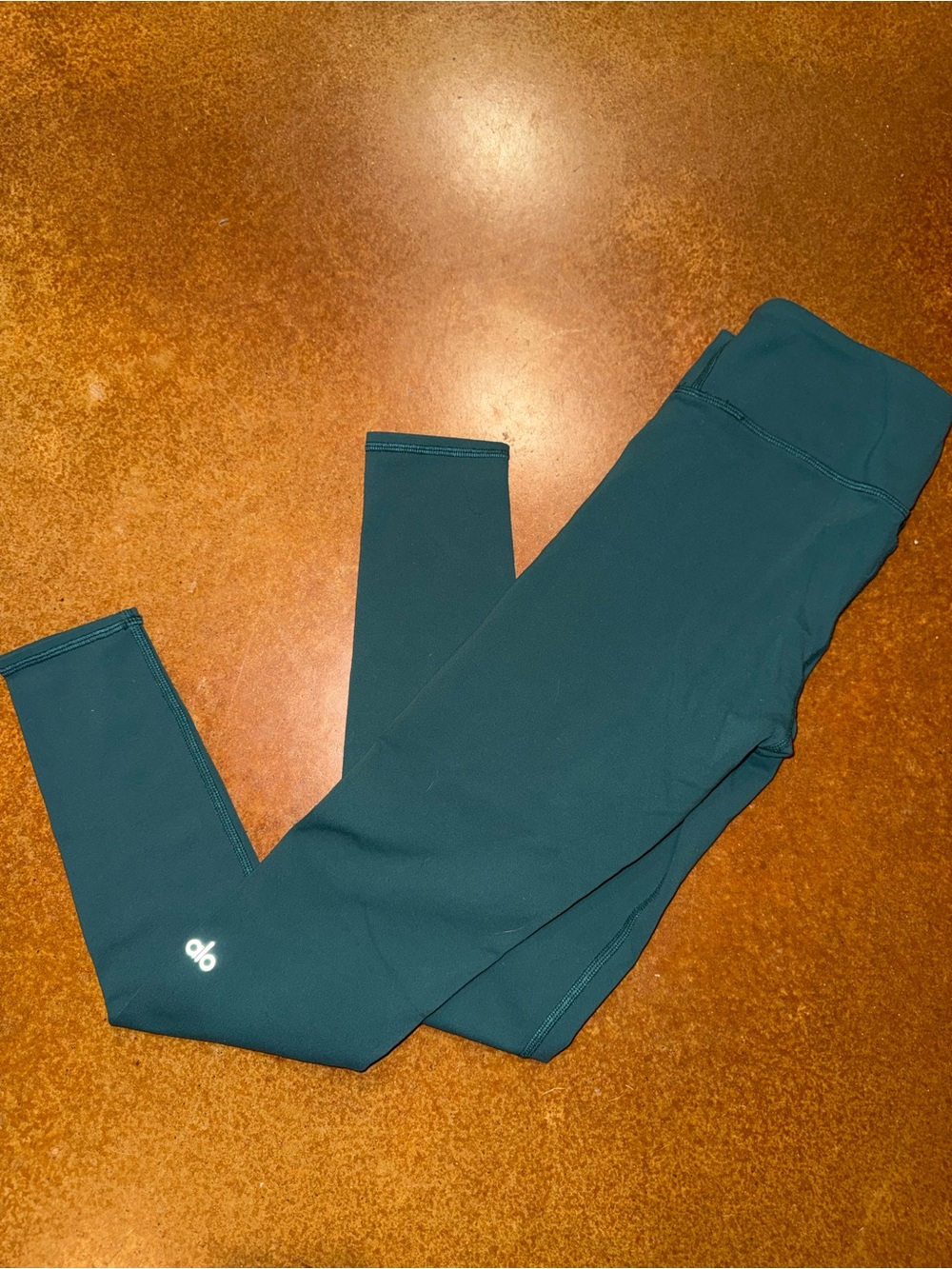 Alo Yoga High-Waisted Dark Teal Leggings